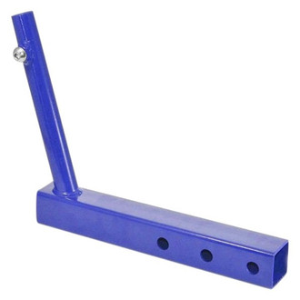 Steinjager® - Powder Coated Southwest Blue Hitch Mounted Single Flag Holder Kit