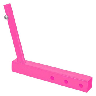 Steinjager® - Powder Coated Hot Pink Hitch Mounted Single Flag Holder Kit
