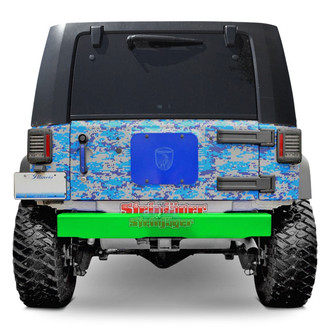 Steinjager® - Cap Style Stubby Neon Green Rear HD Bumper