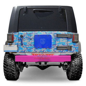 Steinjager® - Cap Style Stubby Hot Pink Rear HD Bumper