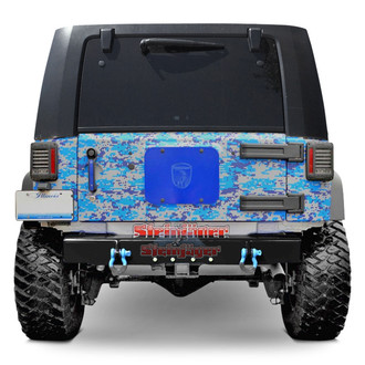 Steinjager® - Cap Style Stubby Raw Rear HD Bumper