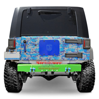 Steinjager® - Cap Style Stubby Neon Green Rear HD Bumper