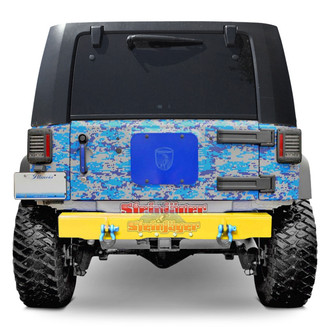 Steinjager® - Cap Style Stubby Neon Yellow Rear HD Bumper