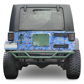 Steinjager® - Mid Width Locas Green Rear Tubular Bumper