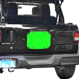 Steinjager® - Neon Green Spare Tire Carrier Delete Plate