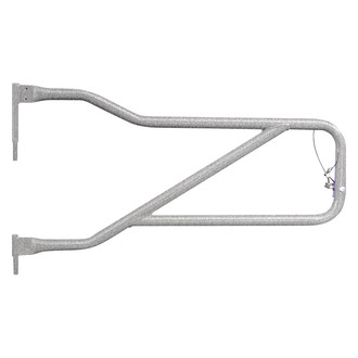 Steinjager® - Gray Hammertone Front Tubular Doors