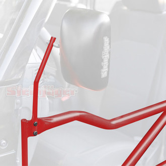 Steinjager® - Red Baron Driver and Passenger Side Mirror Kit for Front Tubular doors