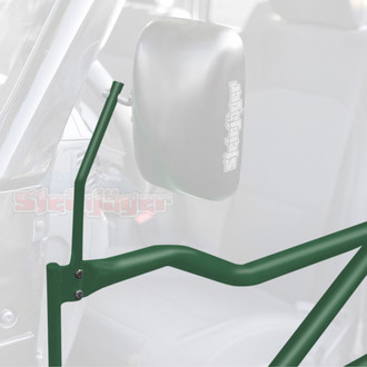 Steinjager® - Locas Green Driver and Passenger Side Mirror Kit for Front Tubular doors