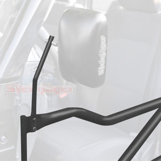 Steinjager® - Texturized Black Driver and Passenger Side Mirror Kit for Front Tubular doors