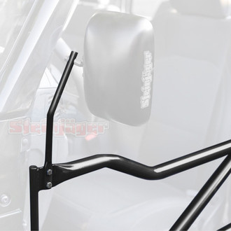 Steinjager® - Bare Metal Driver and Passenger Side Mirror Kit for Front Tubular doors