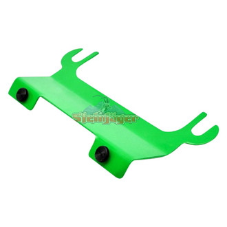 Steinjager® - Neon Green License Plate Relocation Kit for Tube Bumper with Hawse Fairlead