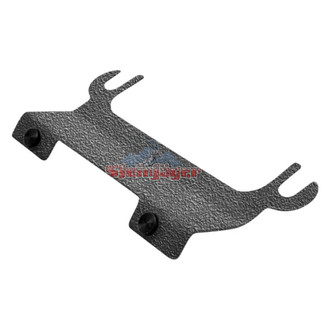 Steinjager® - Texturized Black License Plate Relocation Kit for Tube Bumper with Hawse Fairlead