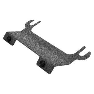 Steinjager® - Texturized Black License Plate Relocation Kit for Tube Bumper with Roller Fairlead