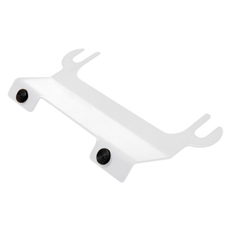 Steinjager® - Cloud White License Plate Relocation Kit for Tube Bumper with Roller Fairlead
