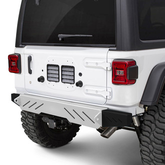 Steinjager® - Cap Style Black Rear Bumper End Caps