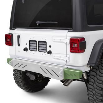 Steinjager® - Cap Style Locas Green Rear Bumper End Caps