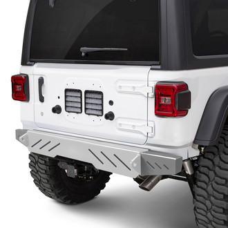 Steinjager® - Cap Style Gray Hammertone Rear Bumper End Caps