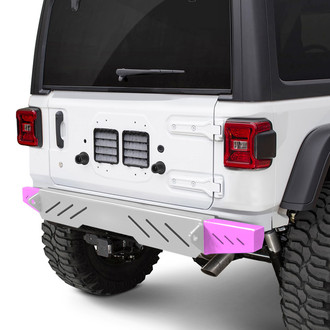 Steinjager® - Cap Style Hot Pink Rear Bumper End Caps