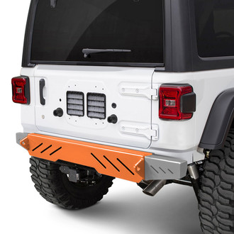Steinjager® - Cap Style Stubby Fluorescent Orange Rear HD Bumper