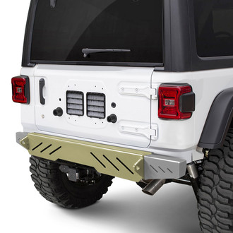 Steinjager® - Cap Style Stubby Military Beige Rear HD Bumper
