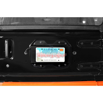 Steinjager® - Black Rear License Plate Relocation Kit