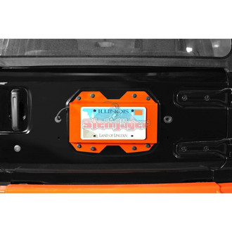 Steinjager® - Fluorescent Orange Rear License Plate Relocation Kit