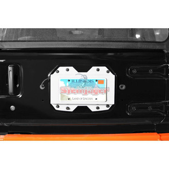 Steinjager® - Cloud White Rear License Plate Relocation Kit