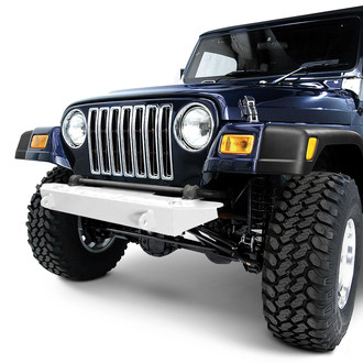 Steinjager® - Cap Style Mid Width Cloud White Front HD Bumper