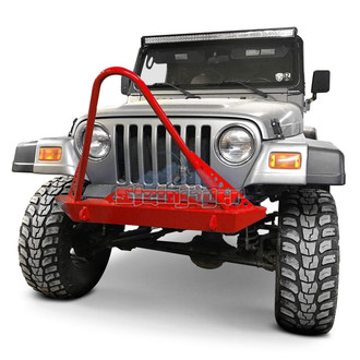 Steinjager® - Stubby Red Baron Front Winch HD Bumper with Stinger