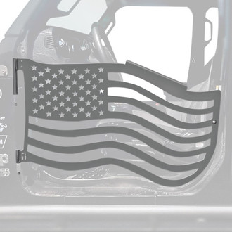 Steinjager® - Premium American Flag Style Bare Front Trail Door Kit