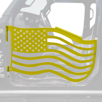 Steinjager® - Premium American Flag Style Lemon Peel Front Trail Door Kit