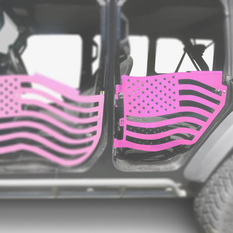 Steinjager® - Premium American Flag Style Pinky Rear Trail Door Kit