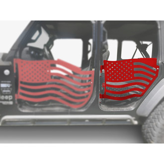 Steinjager® - Premium American Flag Style Red Baron Rear Trail Door Kit