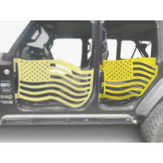 Steinjager® - Premium American Flag Style Lemon Peel Rear Trail Door Kit