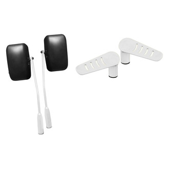 Steinjager® - Premium Cloud White Mirror and Foot Peg Kit