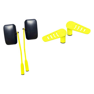Steinjager® - Premium Neon Yellow Mirror and Foot Peg Kit