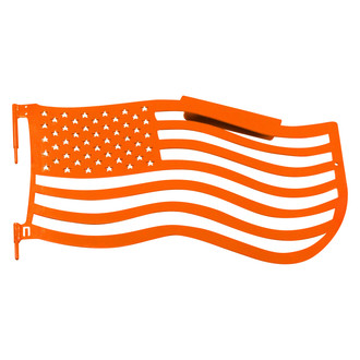Steinjager® - Premium American Flag Style Fluorescent Orange Front Trail Door Kit