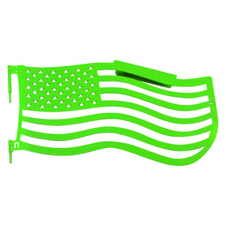 Steinjager® - Premium American Flag Style Neon Green Front Trail Door Kit