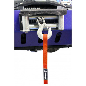 Steinjager® - Orange Orange Winch Hook Strap to fit Jeep JT Gladiator. Made in the USA.