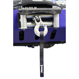 Steinjager® - Black Black Winch Hook Strap to fit Jeep JT Gladiator. Made in the USA.