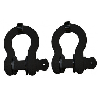 Steinjager® - Black D-Ring Shackle with Isolator with Screw in Pin