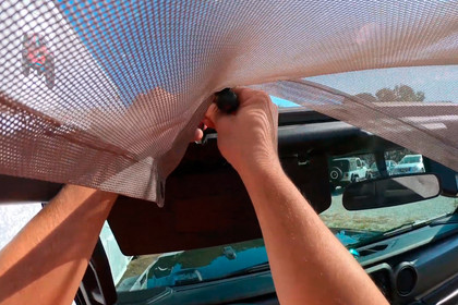 Steinjager® - Teddy™ Front Seats Red Top Solar Screen Installation Instructions