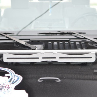 Steinjager® - Gray Hammertone Hood Hinge Mounts