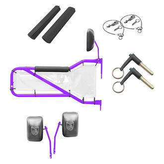 Steinjager® - Sinbad Purple Front Tube Door Kit with White Mesh