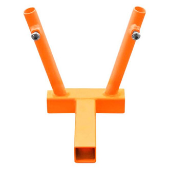 Steinjager® - Fluorescent Orange Hitch Mounted Dual Flag Holder Kit
