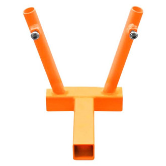 Steinjager® - Fluorescent Orange Hitch Mounted Dual Flag Holder Kit