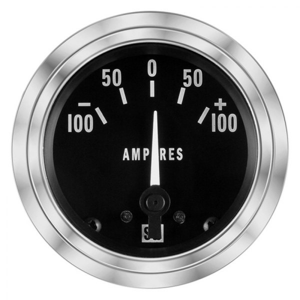 Stewart Warner® - Deluxe Series 2-1/16" Ammeter Gauge, 100-0-100 A