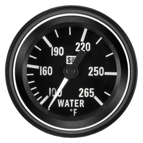 Stewart Warner® - Heavy Duty Series 2-1/16" Mechanical Water Temperature Gauge, 100-265 F