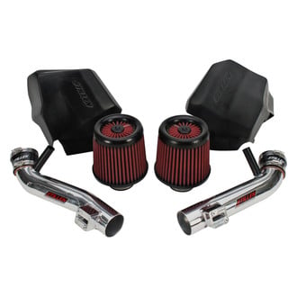 Stillen® - Generation 2 Long Tube Cold Dual Air Intake Kit with Dry Filter