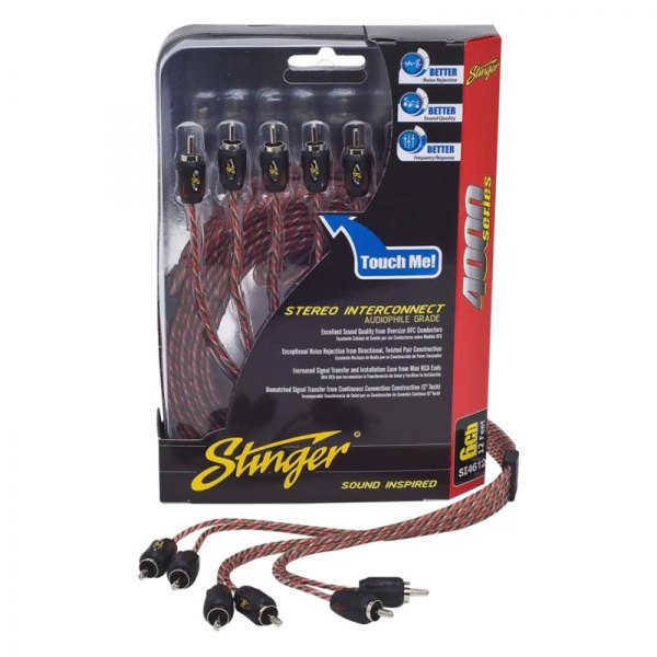 Stinger® - 4000 Series 20' 6-Channel Audio RCA Cables